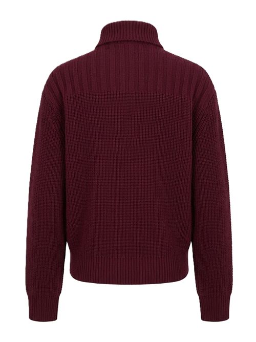 Chunky wool cardigan DRIES VAN NOTEN | 262-021221-4707359 BORDEAUX
